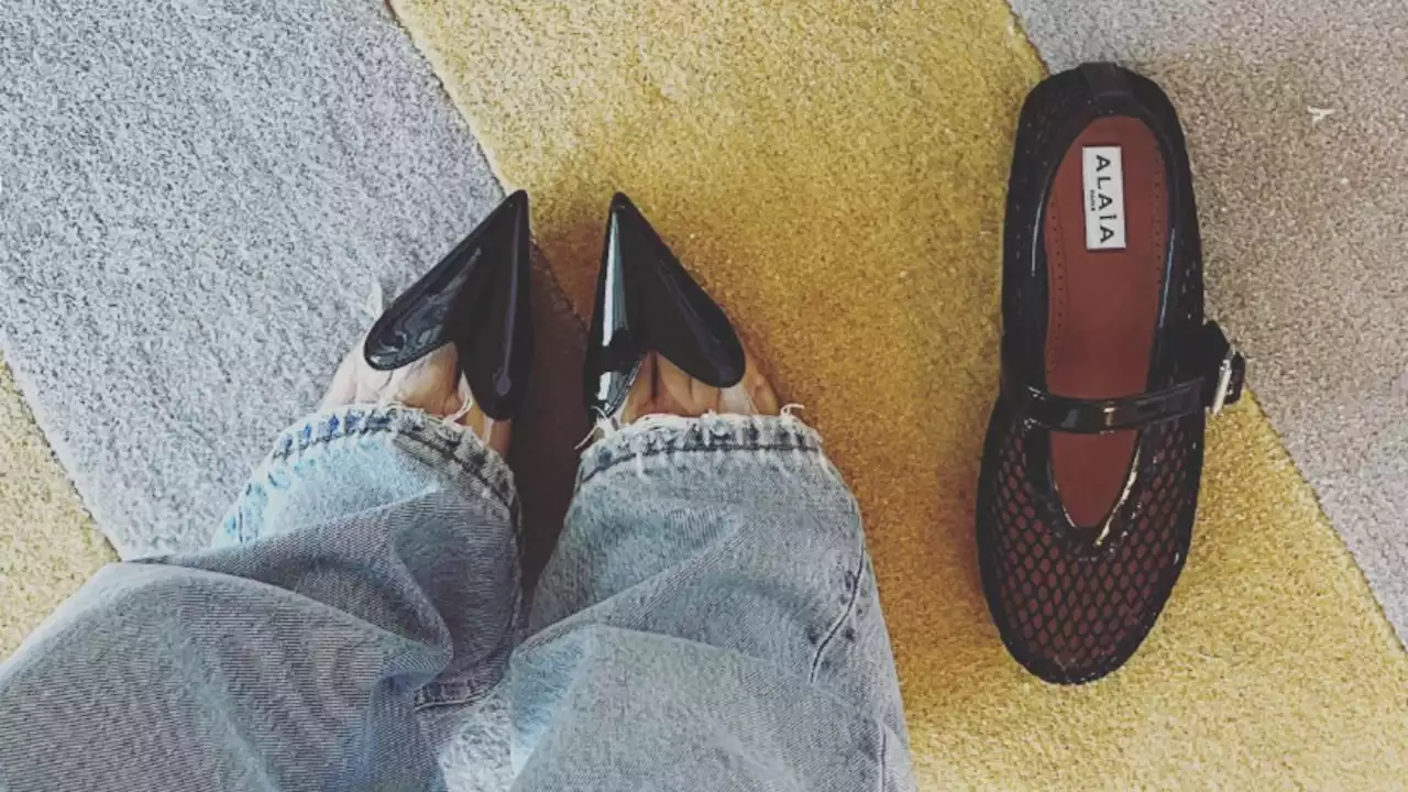 Kourtney Kardashian Embraces the Controversial Shoe Trend of the Season