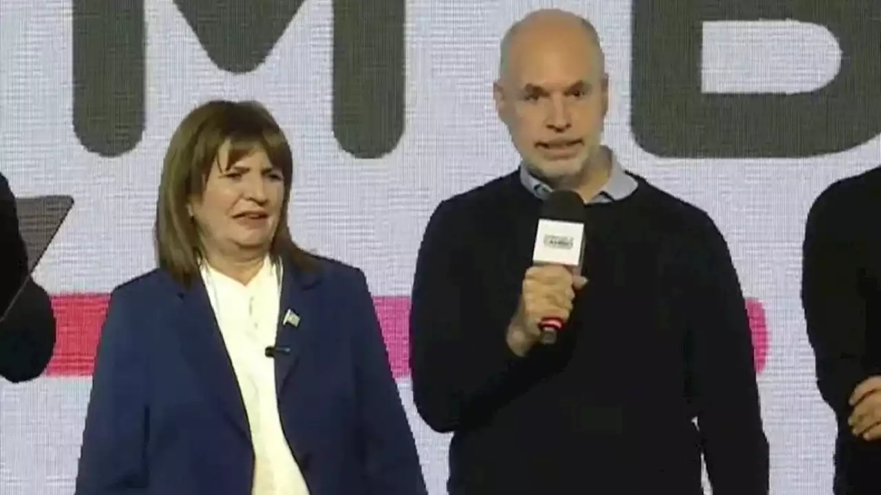 Patricia Bullrich y Horacio Rodríguez Larreta prometieron trabajar juntos de cara a las generales de octubre