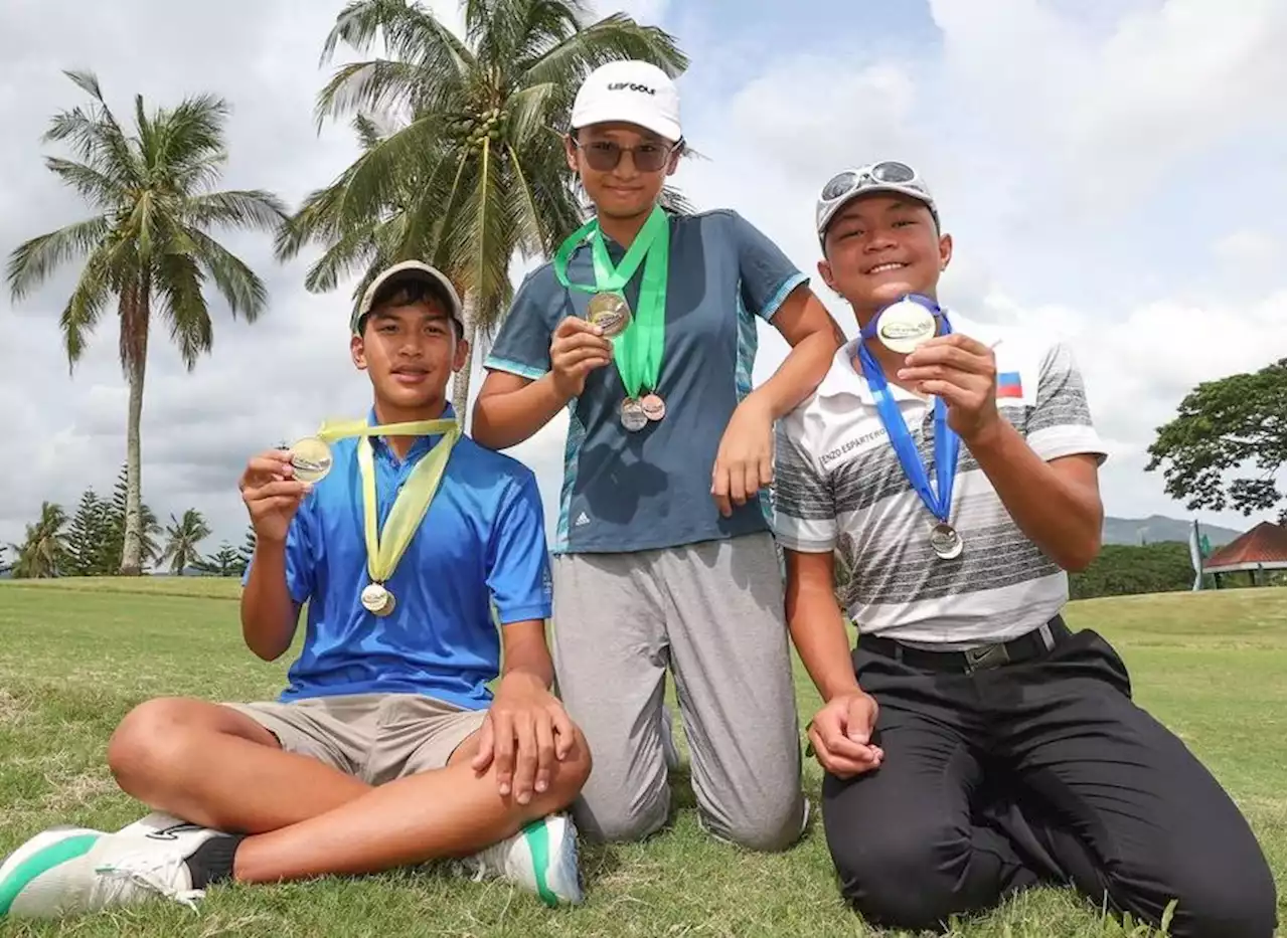 Espartero, two others shine in Junior PH Golf Tour