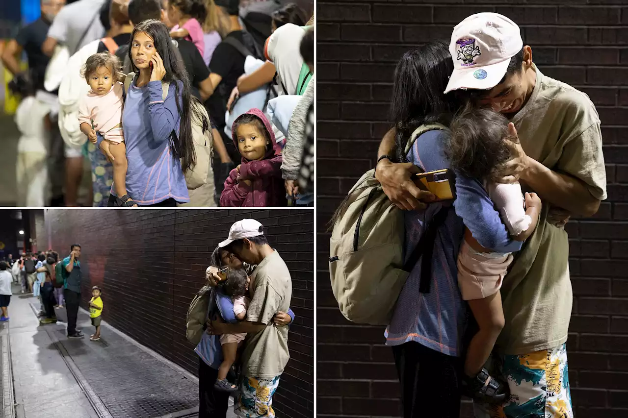 NYC’s Port Authority reveals emotional reunion of migrant families with relatives