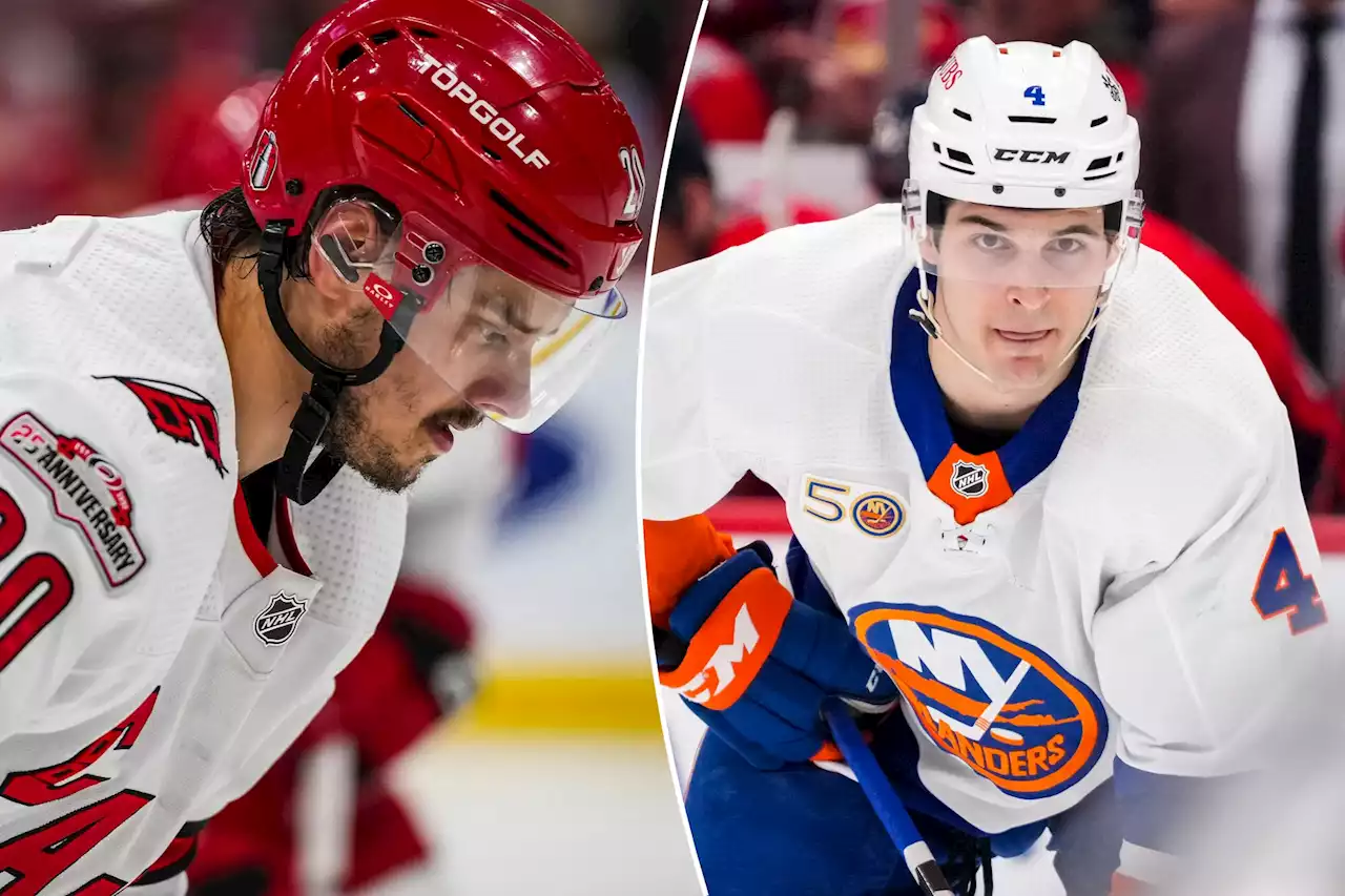 Sebastian Aho, Samuel Boldoc set to battle for Islanders’ blue line spot