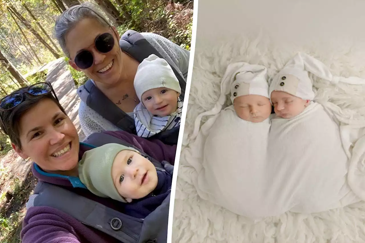 We struggled to conceive — then we welcomed ‘twiblings’ 12 days apart