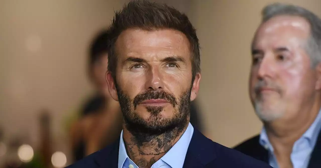 David Beckham debuts hair transformation