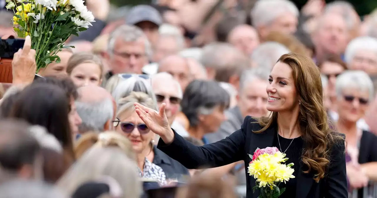 What happens to the flowers and gifts Kate Middleton gets given by the public