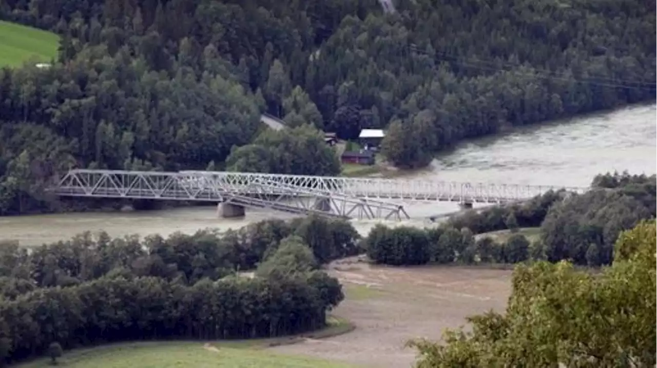 Norvège : un pont ferroviaire s’effondre à cause d’inondations, pas de victime - rtbf.be