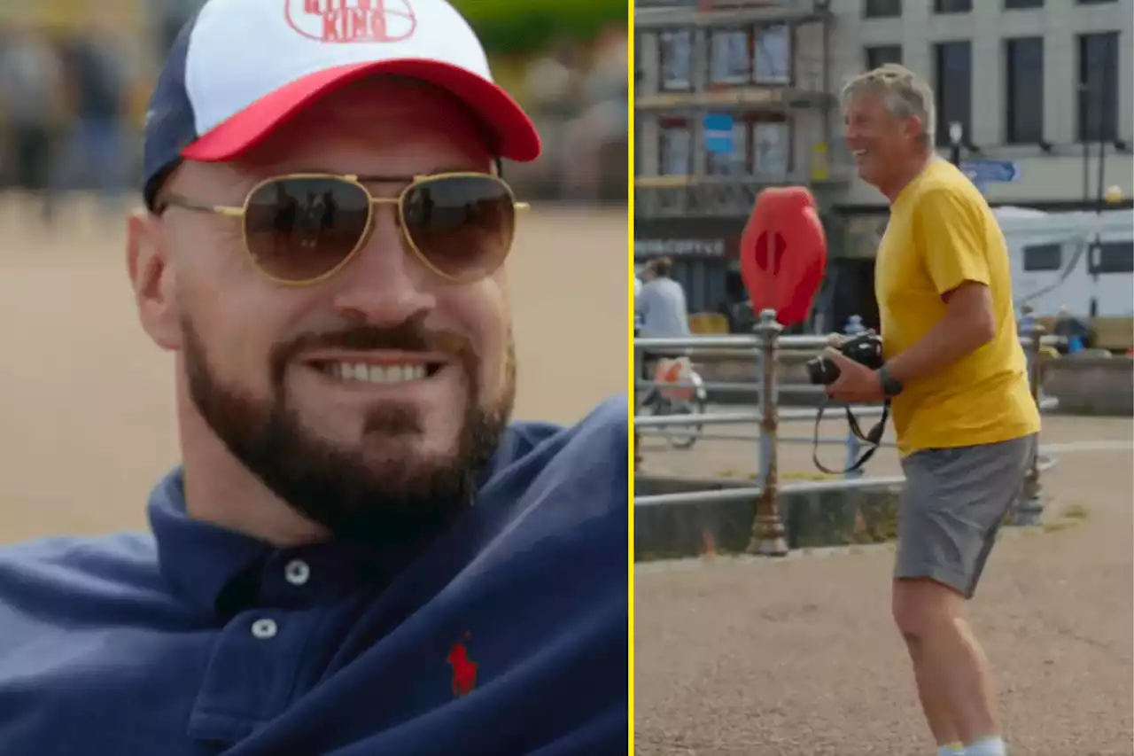 'Cheeky b******' - Tyson Fury jokes with fan who says Anthony Joshua could beat him