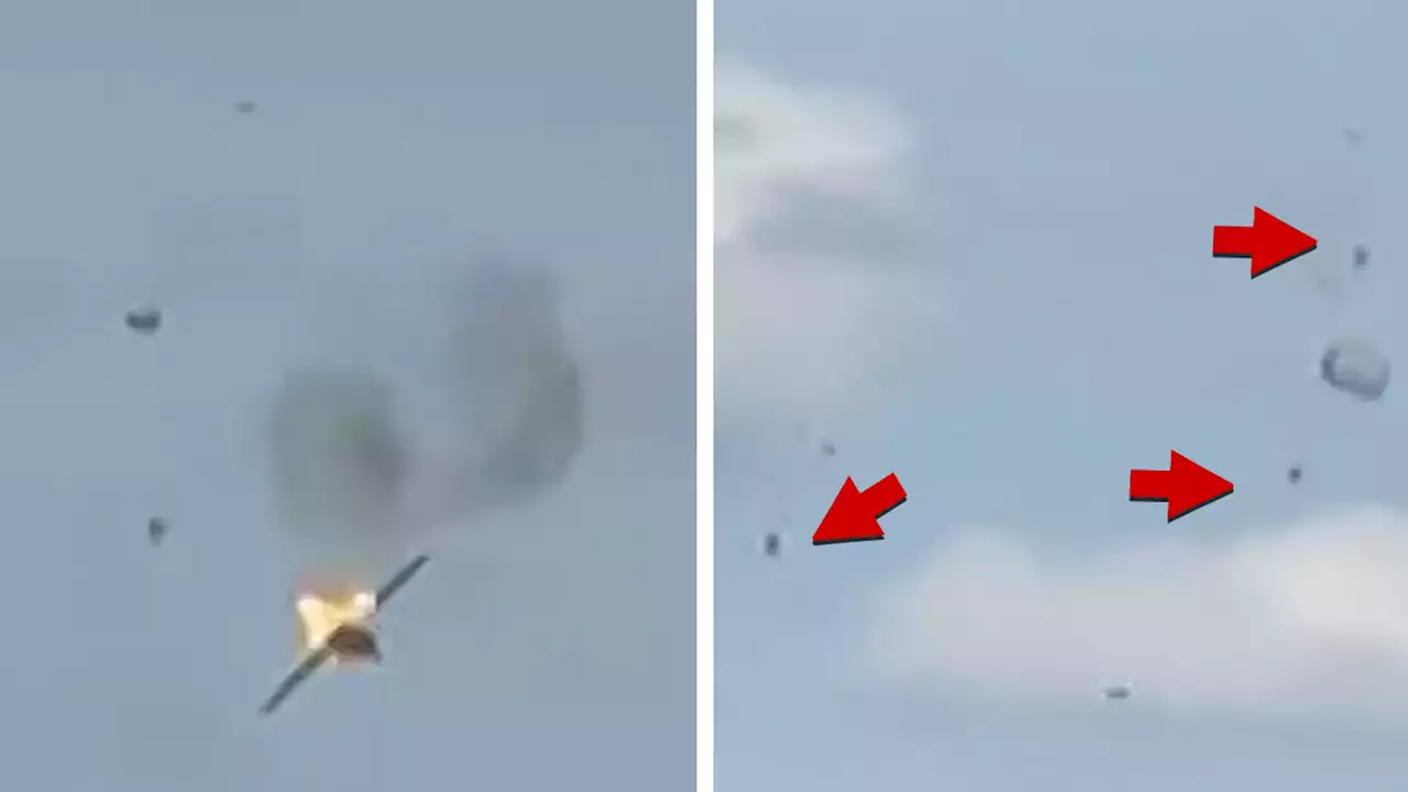 Fighter Jet Crashes at Michigan Airshow, Pilots Eject Right on Time