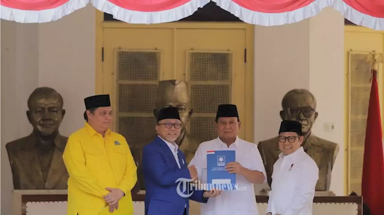 PAN dan Golkar Gabung Dukung Prabowo, Pengamat: Sulit Menyatakan Tidak Ada Campur Tangan Jokowi - Tribunnews.com