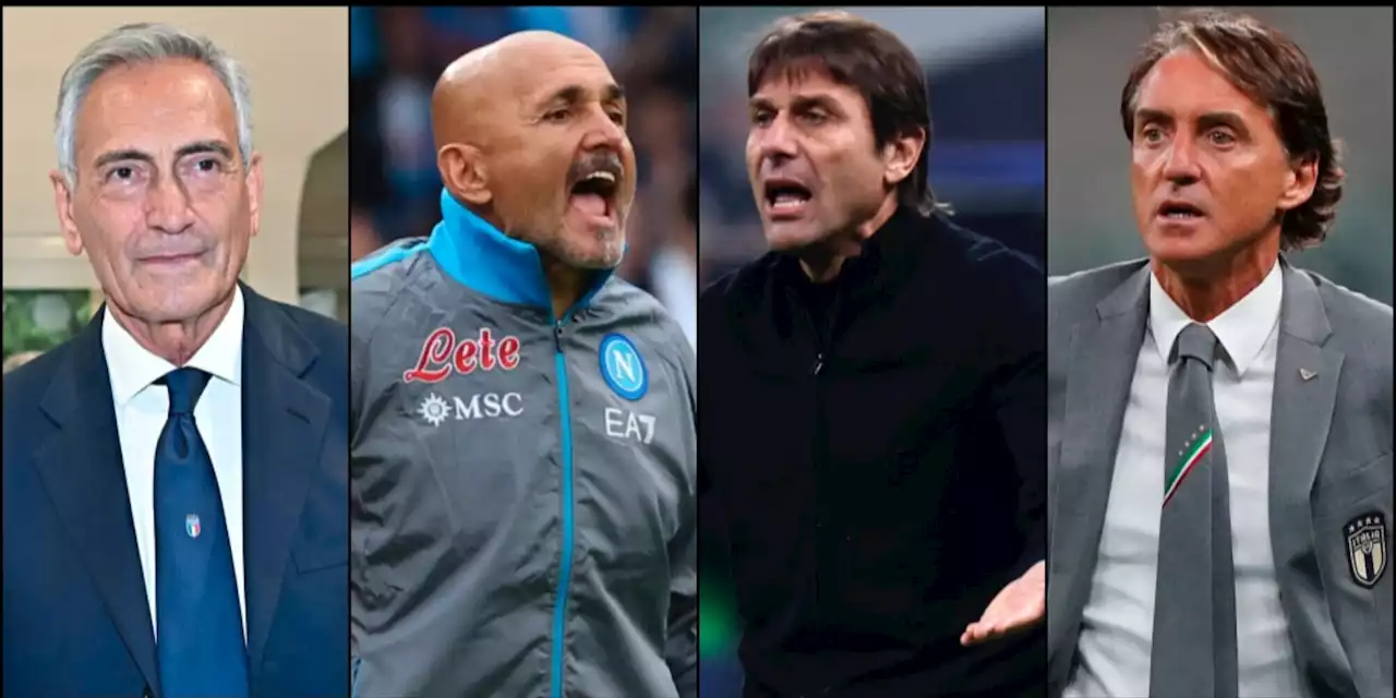 Spalletti e Conte in corsa per l’Italia: Gravina ha iniziato il casting