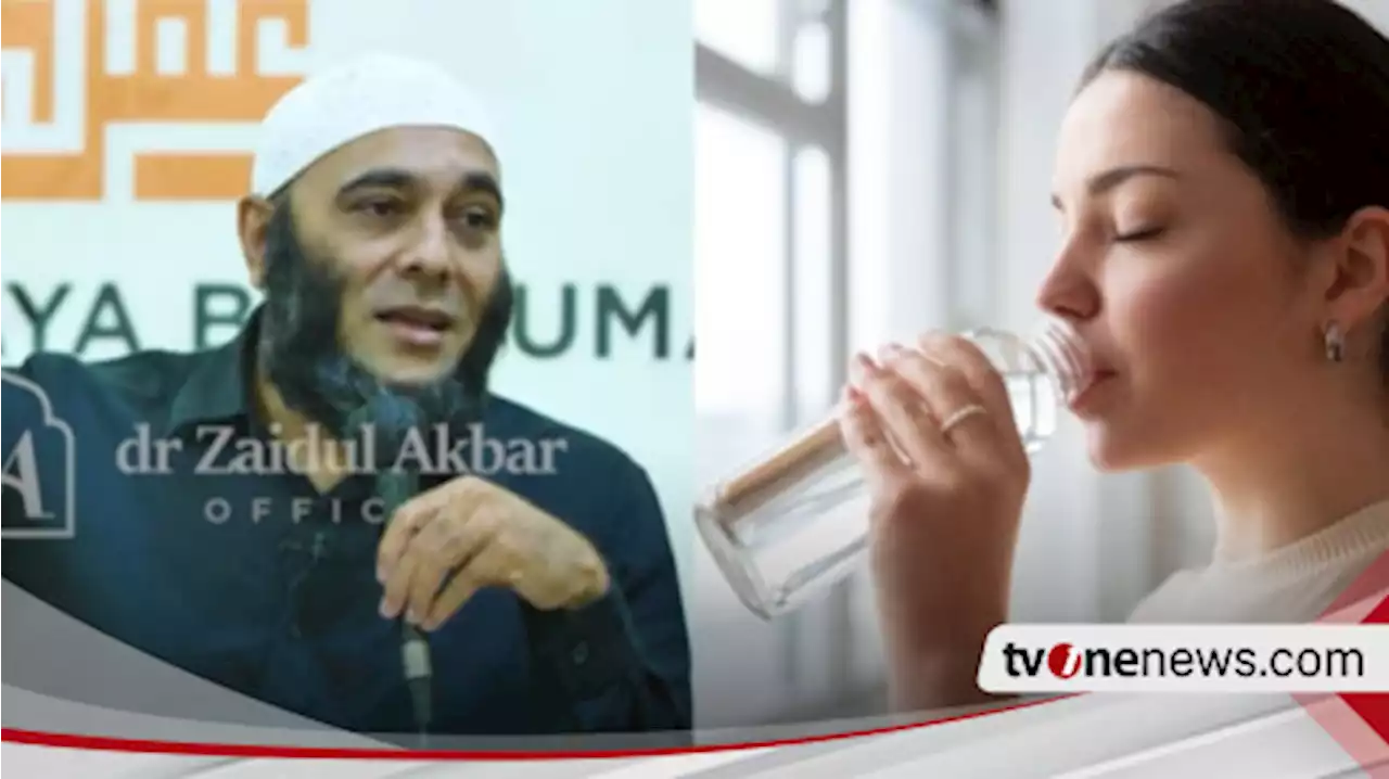 Waduh, Ternyata Minum Air Putih Juga Bisa Bikin Bahaya Bagi Tubuh.Kata dr. Zaidul Akbar Sebaiknya Tidak Minum Air Putih Saat....