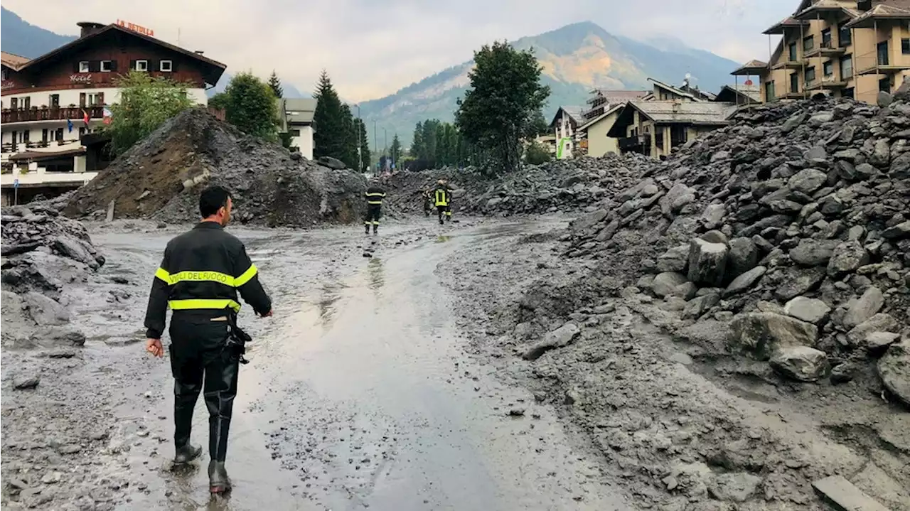 Nubifragio e frana a Bardonecchia: le immagini del disastro