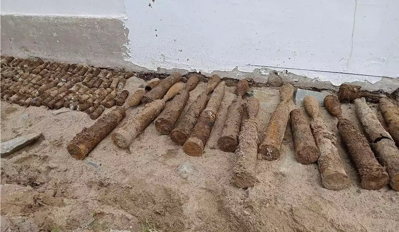 Thousands of pieces of unexploded ordnance found buried in ground at Cambodian school