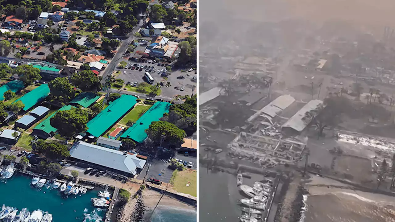 Hawaii fire: Maps and before and after images reveal Maui devastation