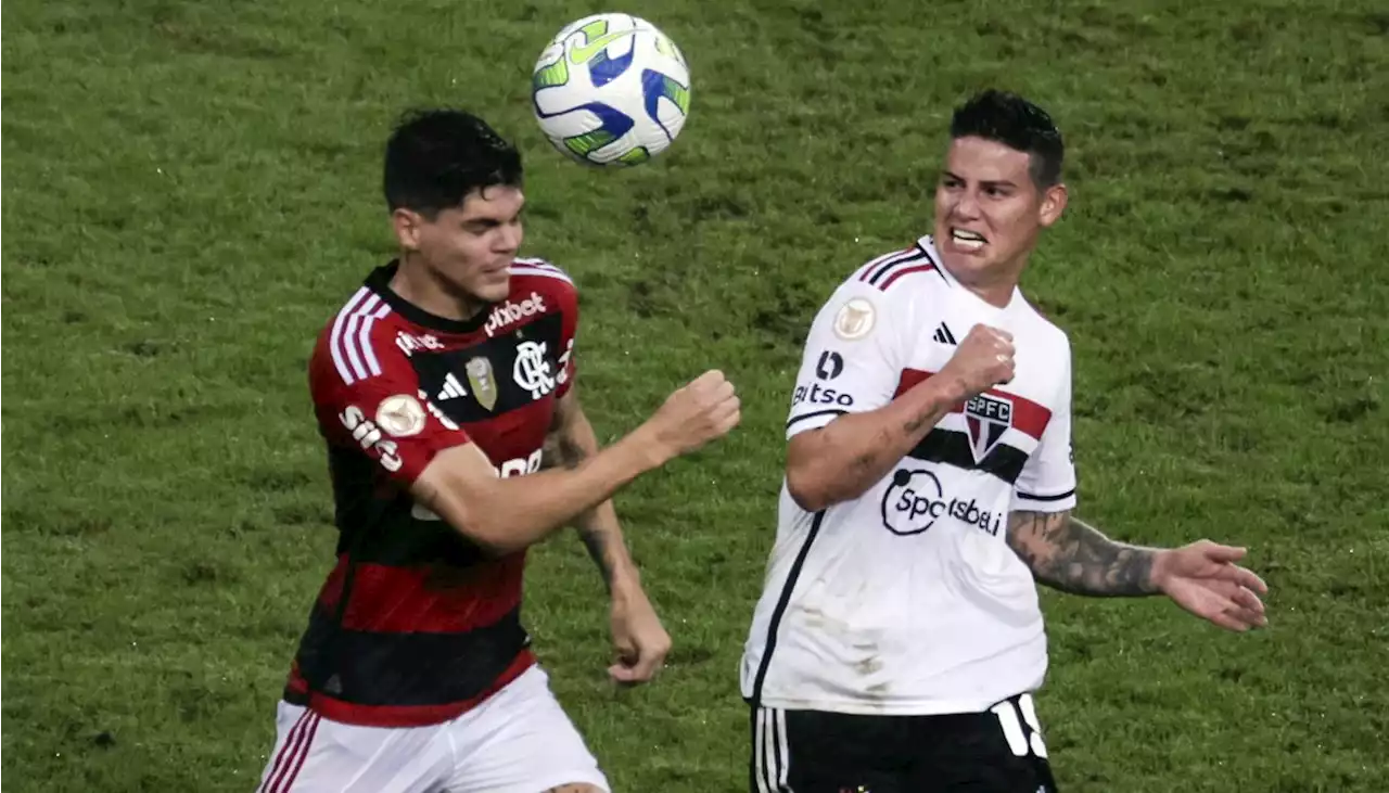 Tras su debut con Sao Paulo, James Rodríguez se centra en la Copa de Brasil