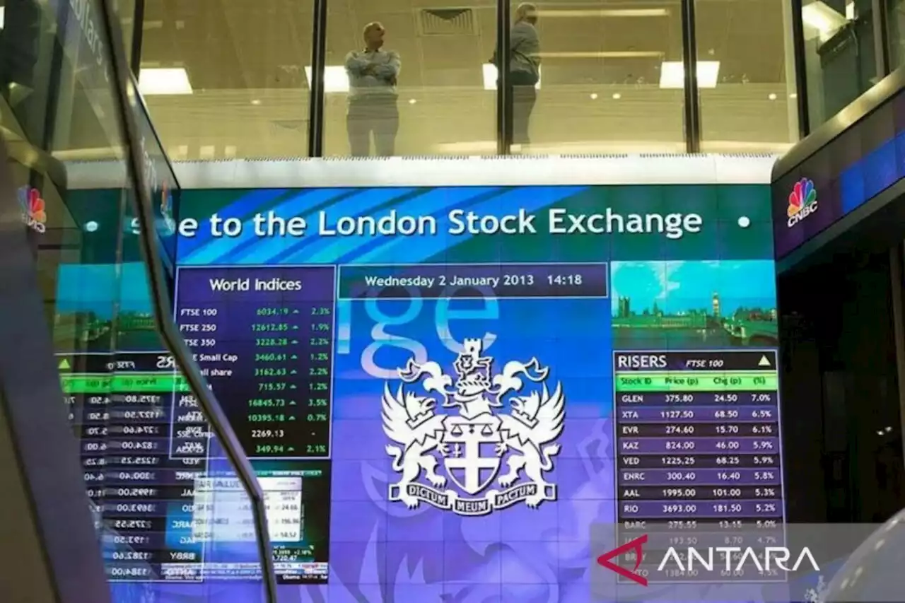 Saham Inggris rugi hari kedua, indeks FTSE 100 berkurang 0,23 persen