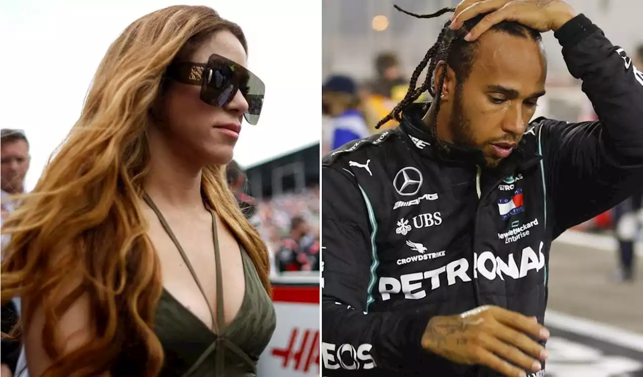 Lo de Shakira no son los deportistas; habría 'sacado' a Hamilton, pero ya sonríe junto a otro famoso