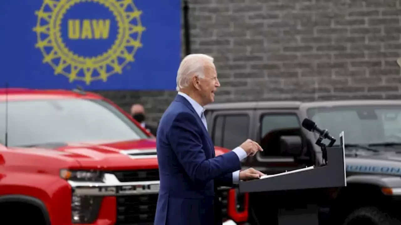 Biden urges 'fair agreement' between UAW and Detroit automakers that avoids plant closures