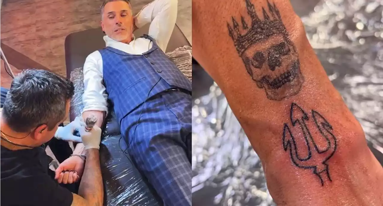 Sergio Mayer y Poncho de Nigris ya se tatuaron el trinche del 'team infierno'