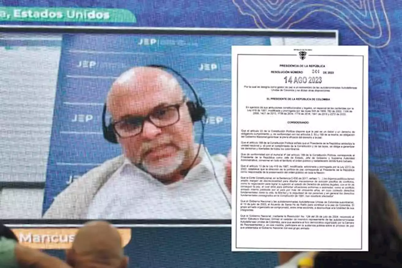 Petro firmó resolución para que Mancuso sea gestor de paz y suspende órdenes de captura