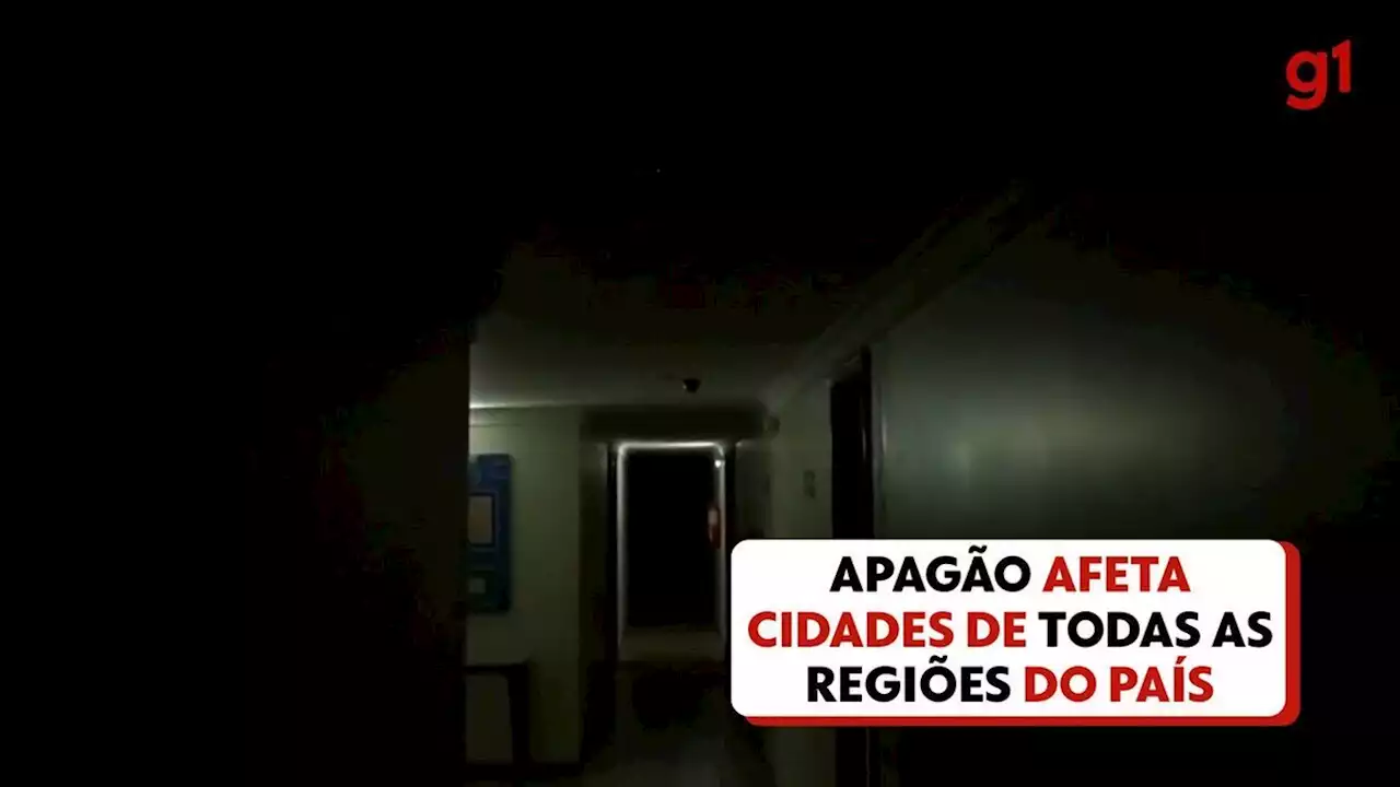 Ministério diz que sistema nacional de energia foi restabelecido, mas ainda faltam alguns ajustes pontuais