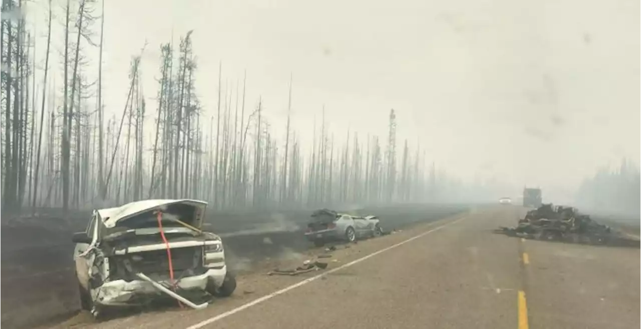 Military helping after wildfires close evacuation routes out of NWT towns, some evacuees airlifted