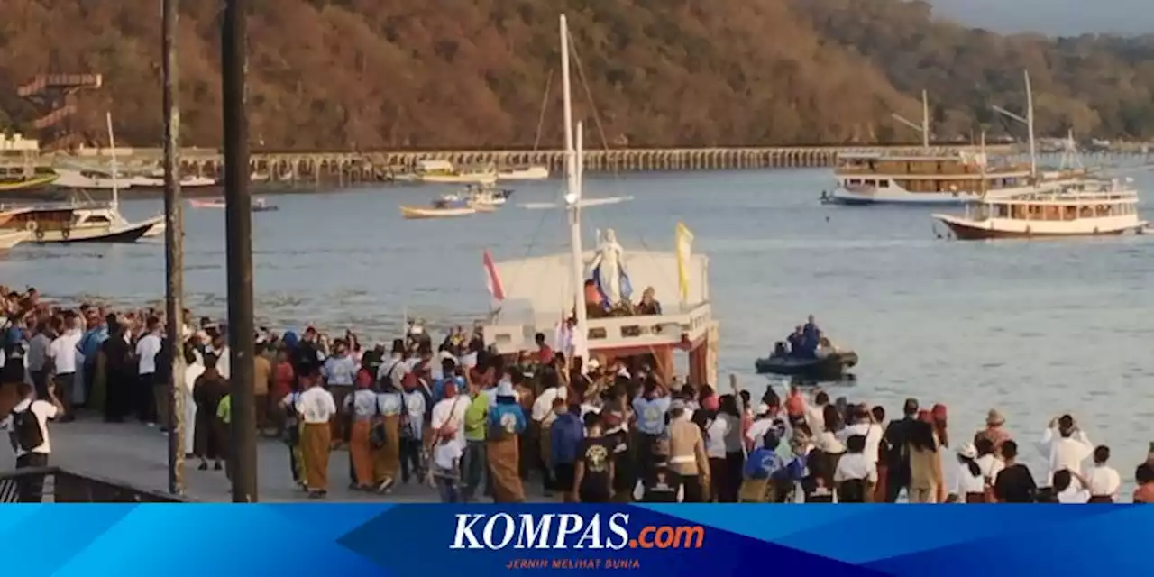 Ribuan Orang Saksikan Prosesi Laut pada Festival Golo Koe di Waterfront Labuan Bajo