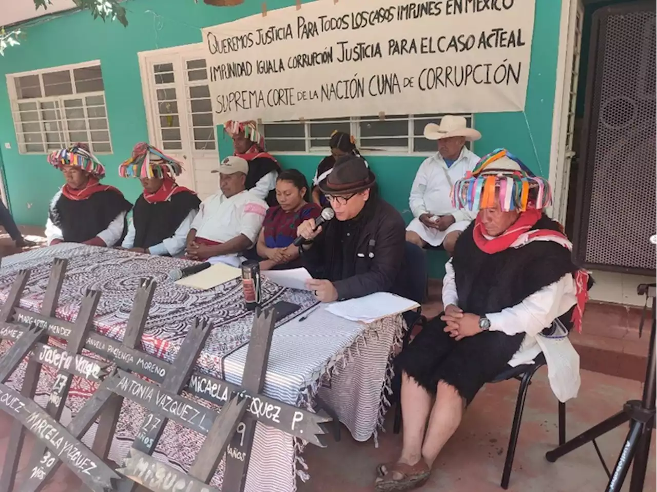 La SCJN fue cómplice de matanza de Acteal, porque liberó a los autores