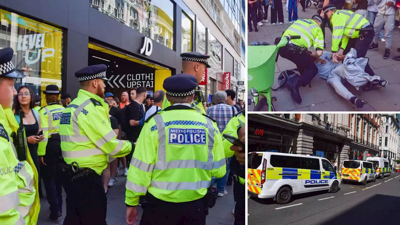 Parents told to 'get a grip' on social media yobs after Oxford Street chaos