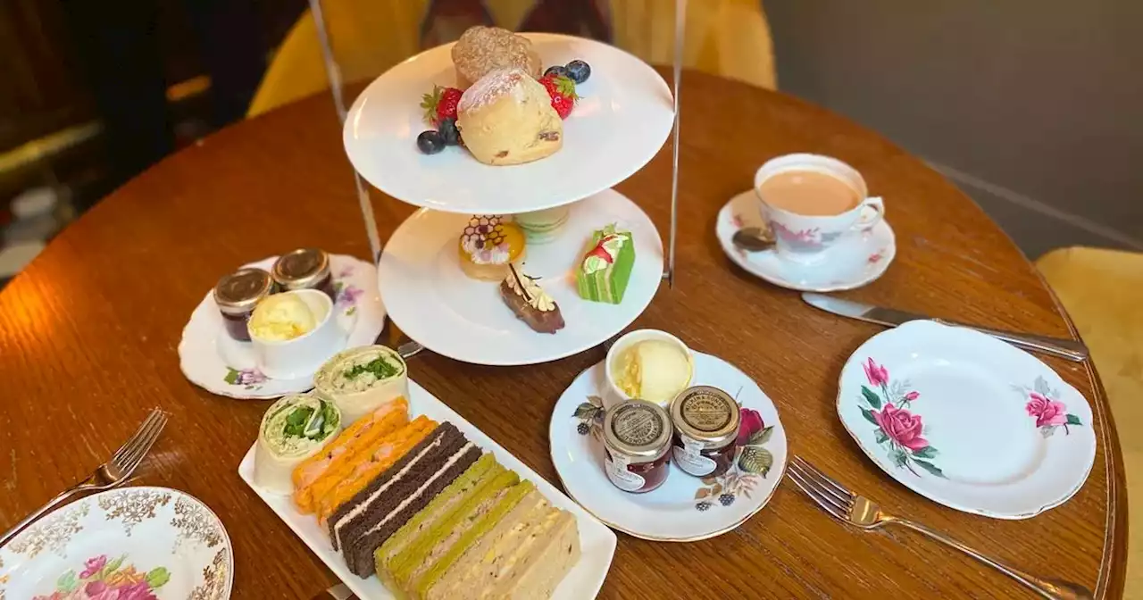 The colourful afternoon tea at 'beautiful' Manchester hotel