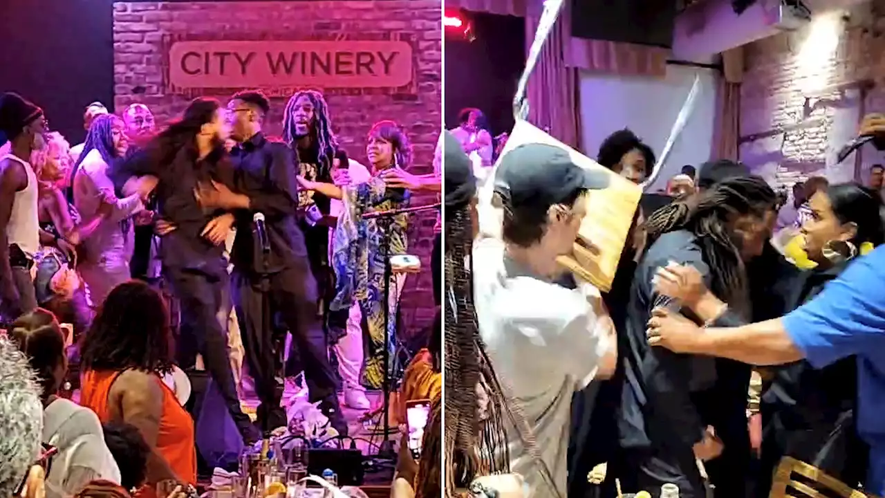 Video shows wild brawl break out, with flying chair, at Chicago's popular restaurant