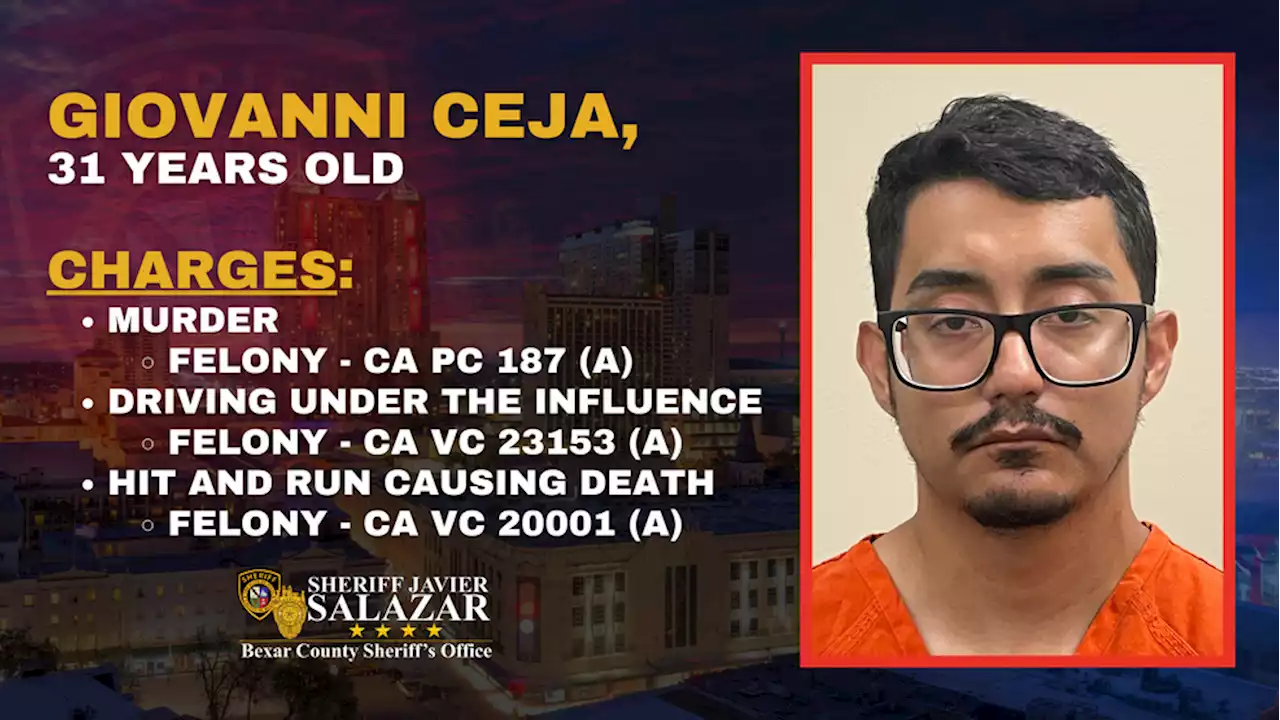 Bexar County Sheriff's Office deputy arrested for fatal hit-and-run during California vacation