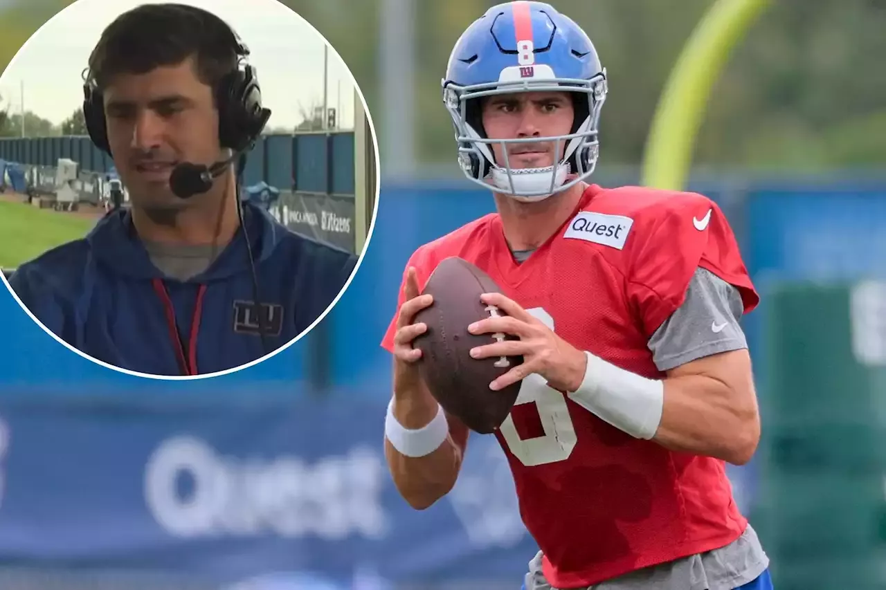 Giants' Daniel Jones comes out of shell while 'undercover' at Boss