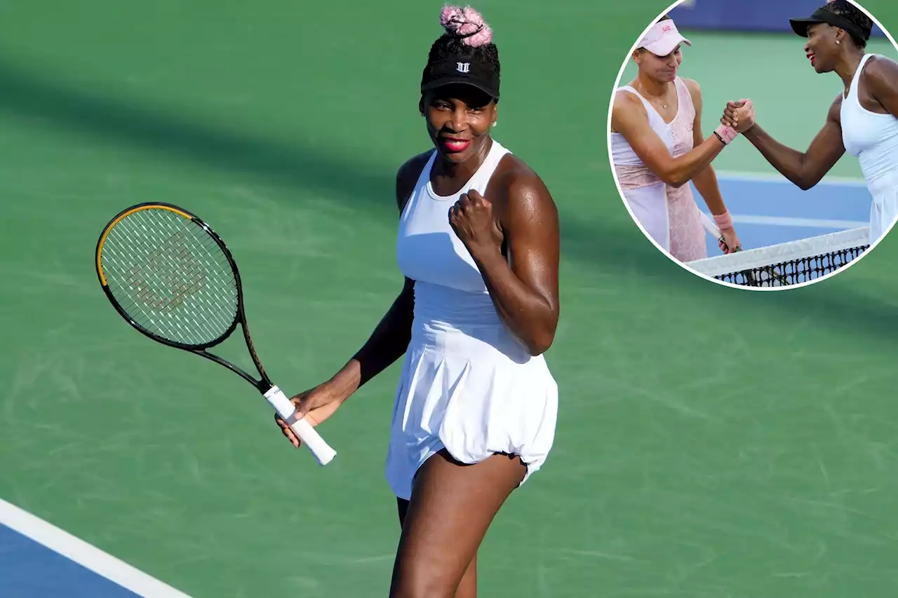 Venus Williams uses big rallies to defeat top-20 opponent for first time in four years