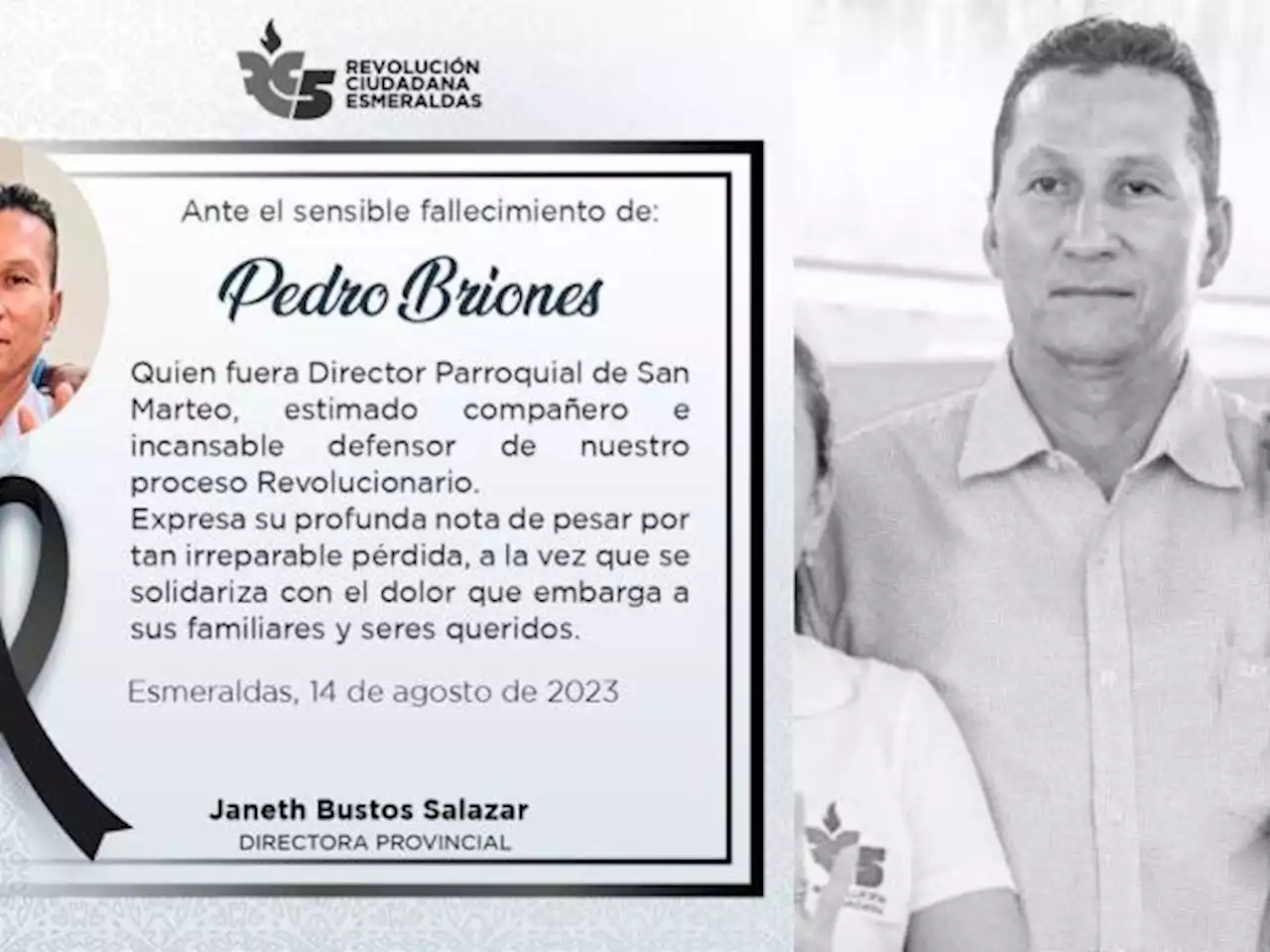 Nuevo asesinato a lider político en Ecuador previa a las elecciones