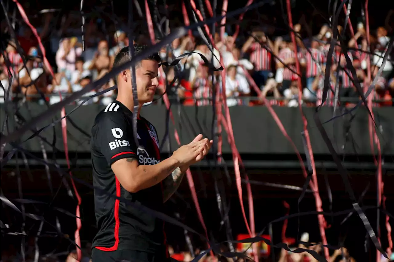 “Físicamente estoy muy bien”: James Rodríguez, luego de su debut con Sao Paulo en Brasil