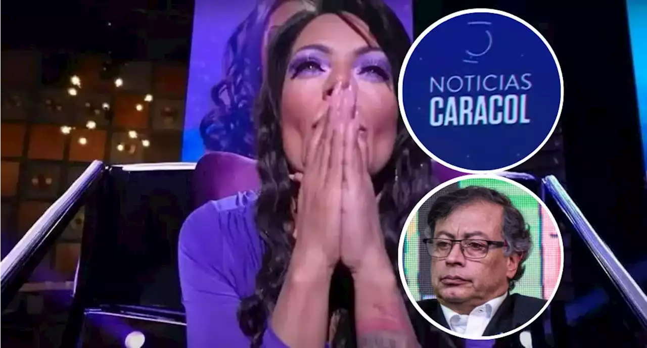 Marbelle se paró con Noticias Caracol por respuesta a duras críticas de Gustavo Petro