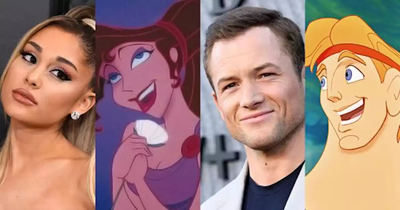 Taron Egerton y Ariana Grande podrían interpretar a Hércules y Megara en el remake live-action de Hércules