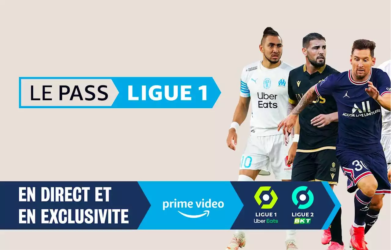 Reprise de la Ligue 1 Uber Eats:- 30% en prenant le Pass saison Prime Video