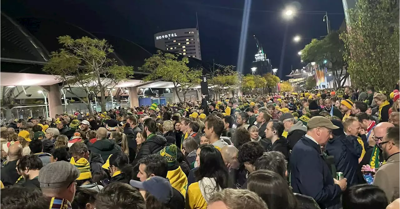 'Vandalism' blamed for train delays as thousands leave Matildas match