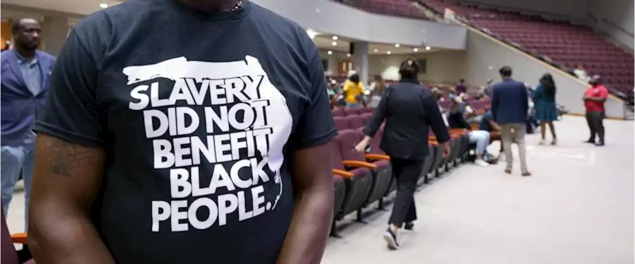 Protesters march through Miami to object to Florida's Black history teaching standards