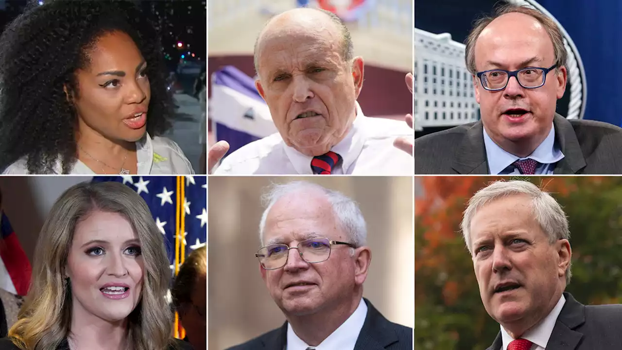 A look at the 19 people charged in Georgia indictment connected to Trump election scheme