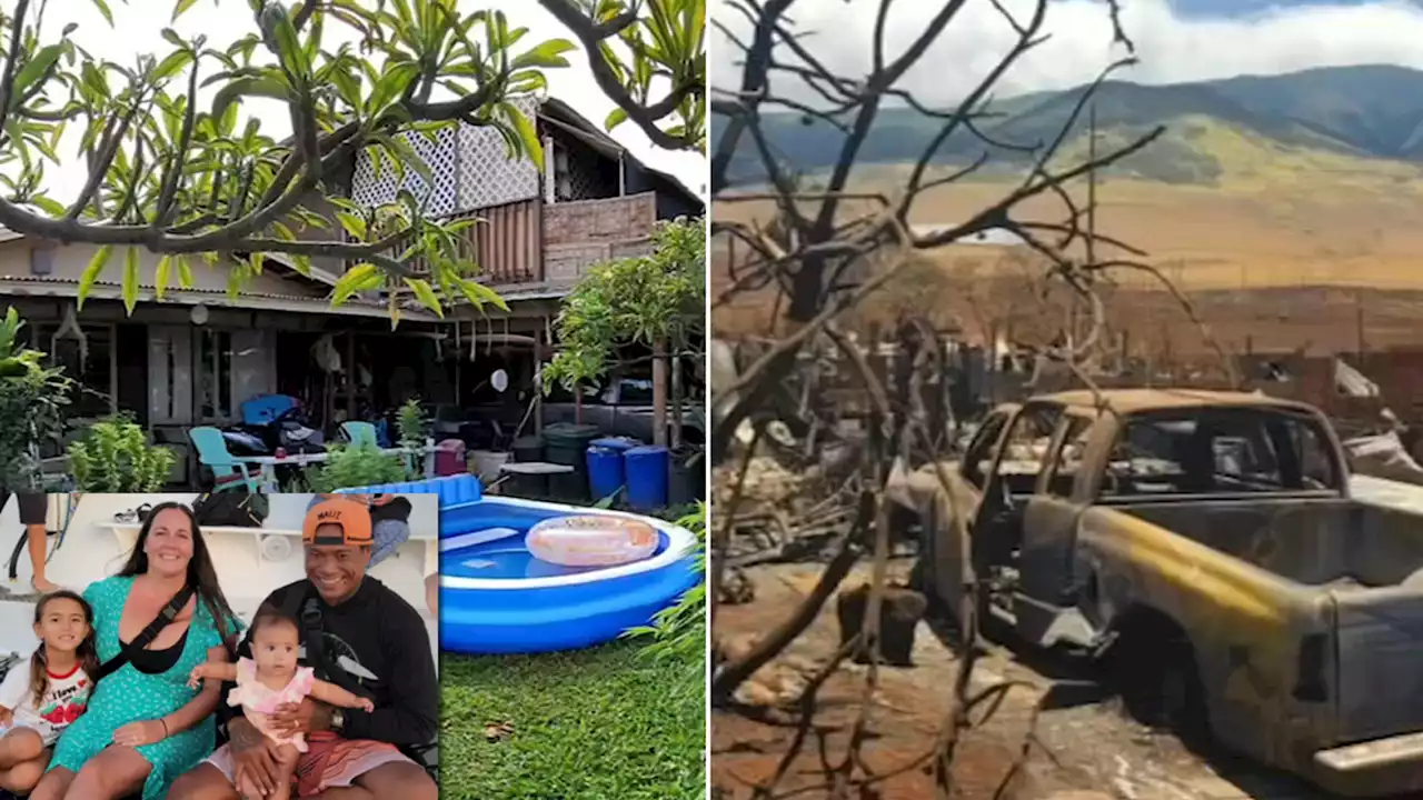 EXCLUSIVE: Bay Area native, Lahaina resident and family left homeless after Maui fires