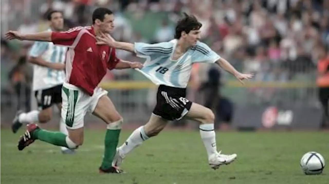 Hace 18 años debutaba Messi en la selección argentina