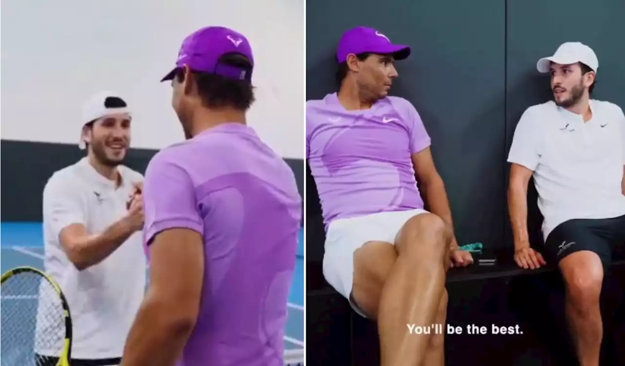 [Video] Yatra es el invitado de lujo de Alcaraz a una exhibición: Nadal es su entrenador