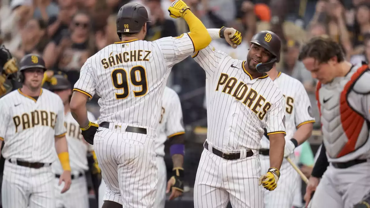 Sanchez hits a grand slam off struggling Flaherty as the Padres beat the Orioles 10-3