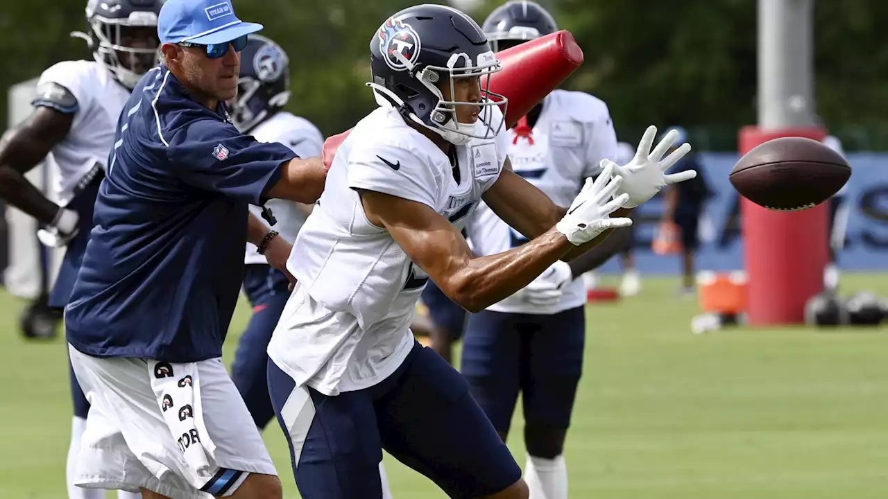 Titans hope Treylon Burks isn't seriously hurt after left leg injury in practice vs. Vikings