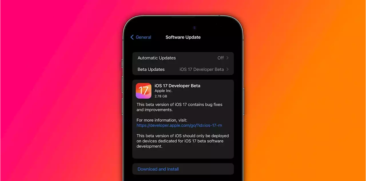 iOS 17 beta 6 now available to developers as Apple switches to weekly updates