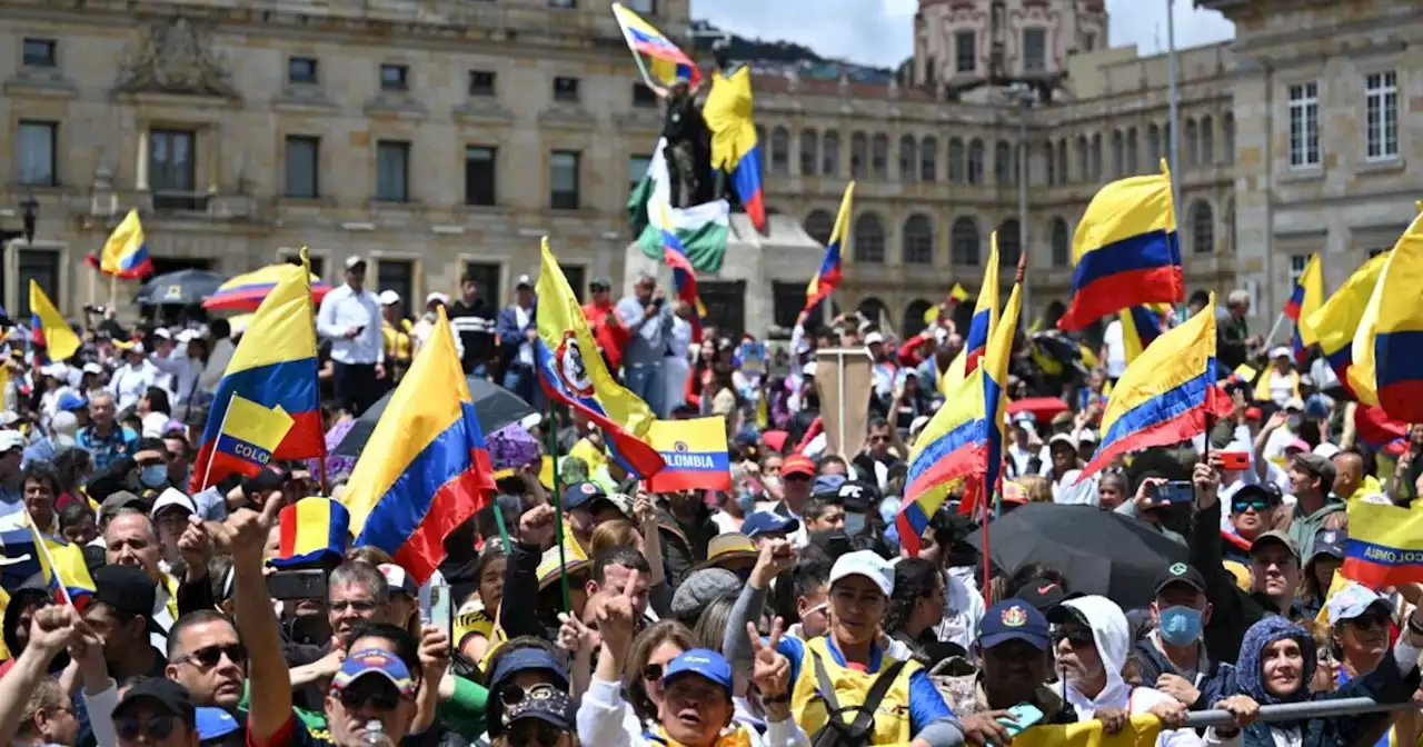 Marchas hoy: oposición sale a las calles para manifestarse contra el Gobierno Petro