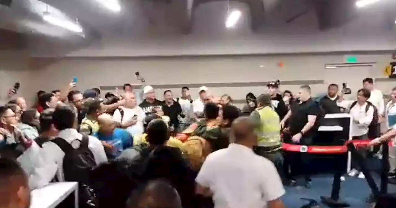 Video: desmanes en aeropuerto Ernesto Cortissoz de Barranquilla por cancelación de vuelo