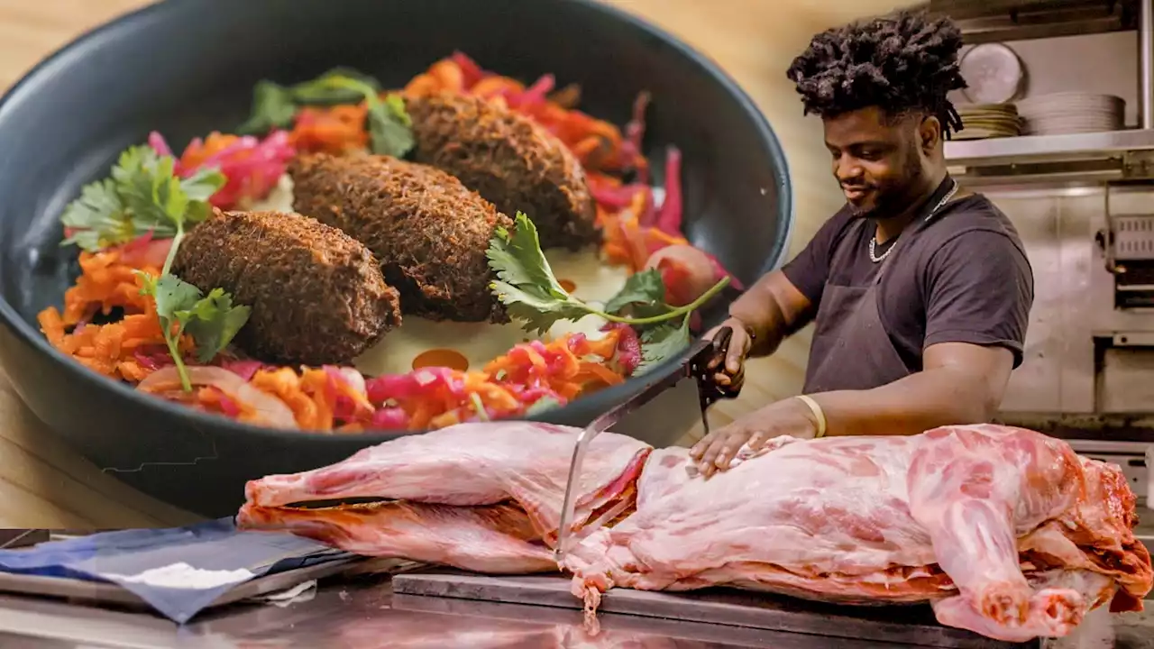 A Day at Austin's Top Caribbean Restaurant Cooking Whole Wild Boar